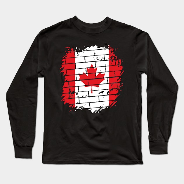 Canada Long Sleeve T-Shirt by JKFDesigns